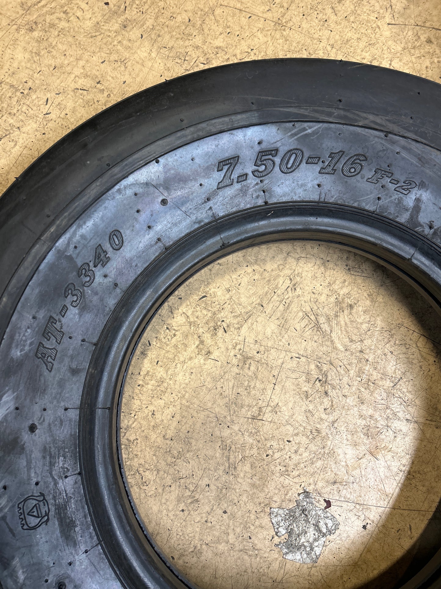 AGSTAR AT-3340  BSW  7 50 16 F-2 FARM TIRE 200130625