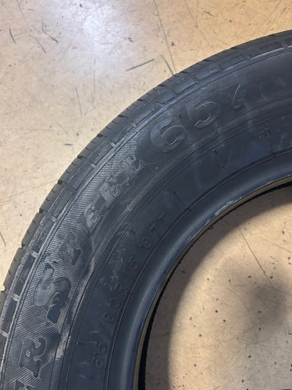 2 NOS FEDERAL SS657 BSW P 165 80 15 87T TOURING TIRE 126D5A