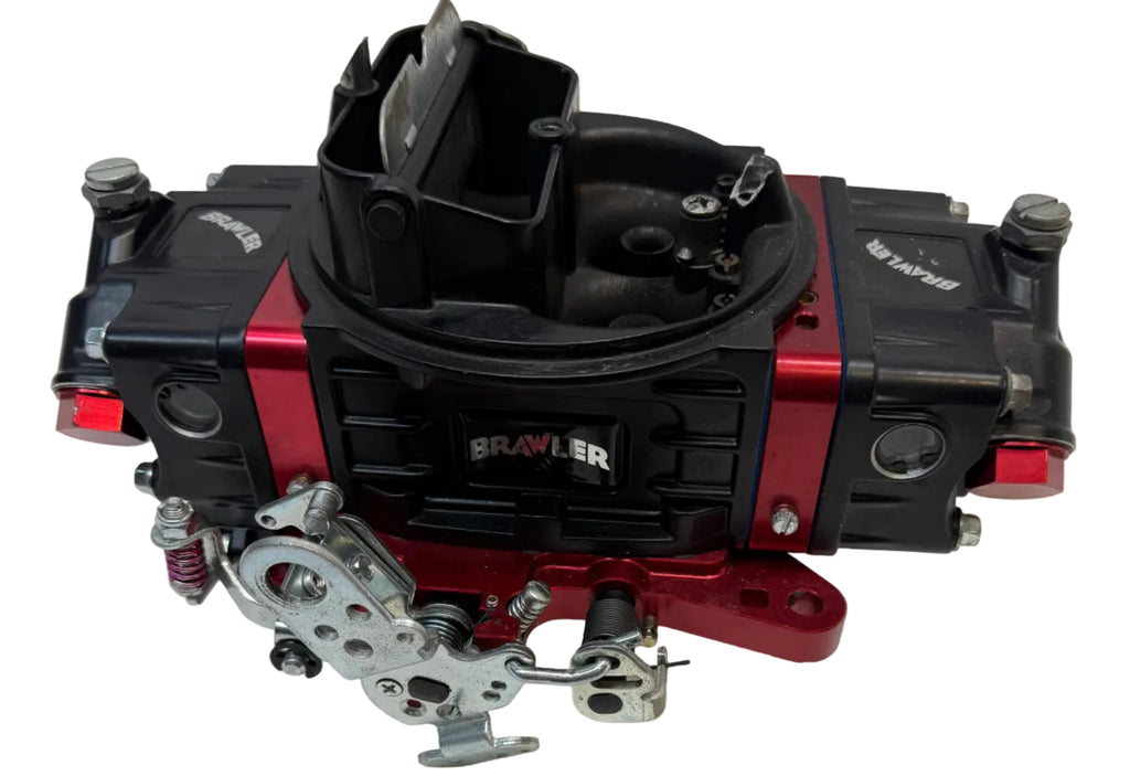 QUICK FUEL CARBURETOR CARB 750 CFM BR-67320 BRAWLER STREET MECHANICAL BLACK RED
