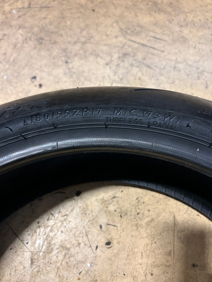 DUNLOP SPORTMAX Q5S BSW 180 55 17 73W REAR MOTORCYCLE TIRE 45258206