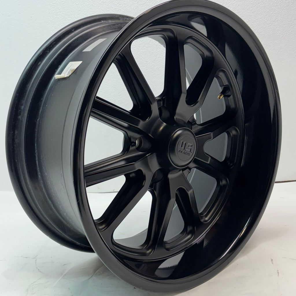 US MAGS U123 RAMBLER GLOSS BLACK MATTE BLACK 18X8 5X120.65 ET 1 1002-46BLD