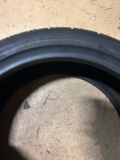 NOS YOKOHAMA ADVAN SPORT A/S PLUS BSW P 225 45 19 96Y XL UHP ALL SEASON TIRE 110140648