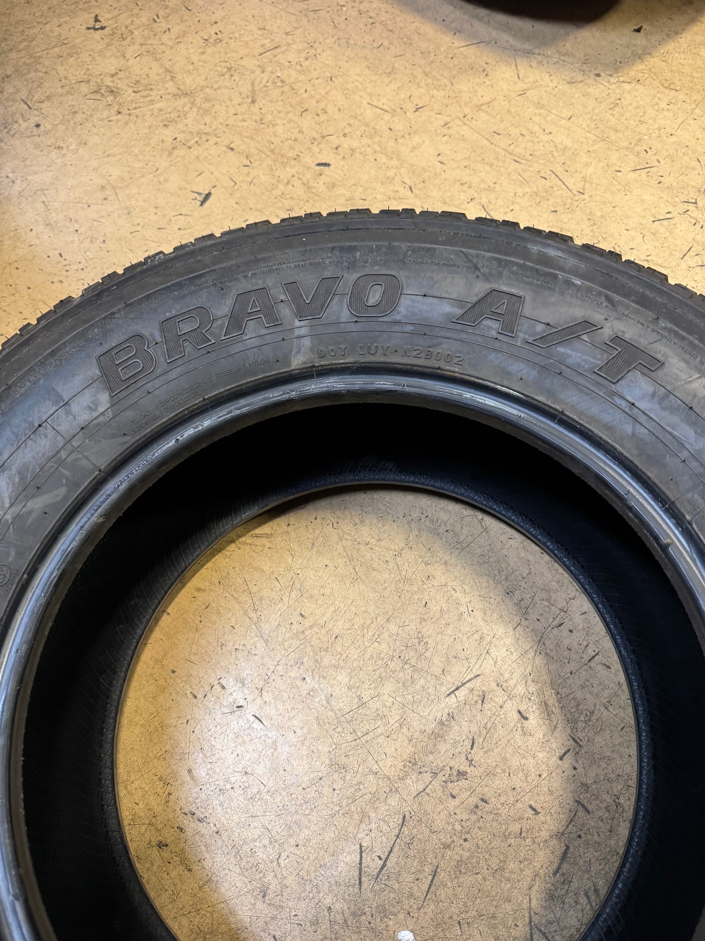 NOS MAXXIS 771T BRAVO A/T BSW P 245 65 17 112T ALL TERRAIN TIRE MBA2456517