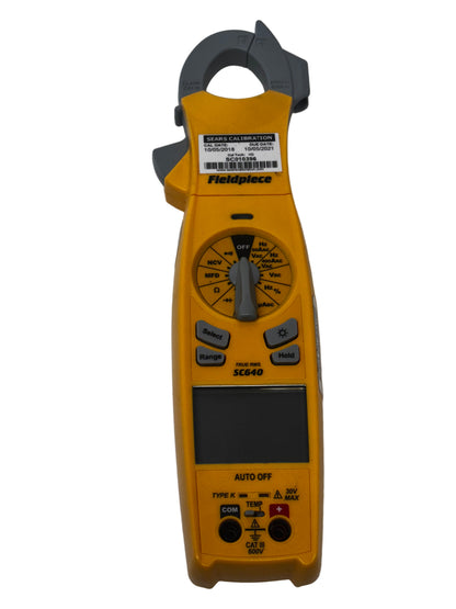 USED FIELDPIECE SC640 SWIV CL METER TRMS