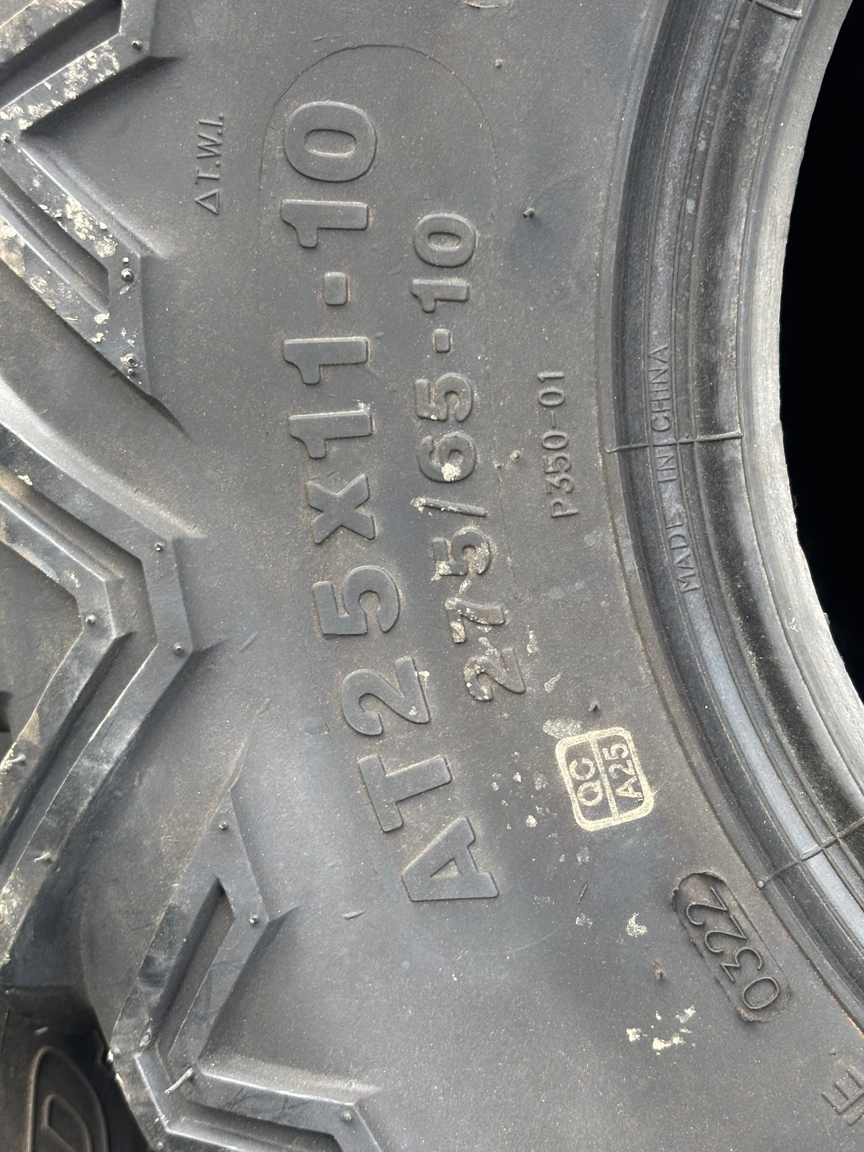 NOS WANDA P350 BSW AT 25 11 10 53F 6PLY ATV/UTV TIRE 10249