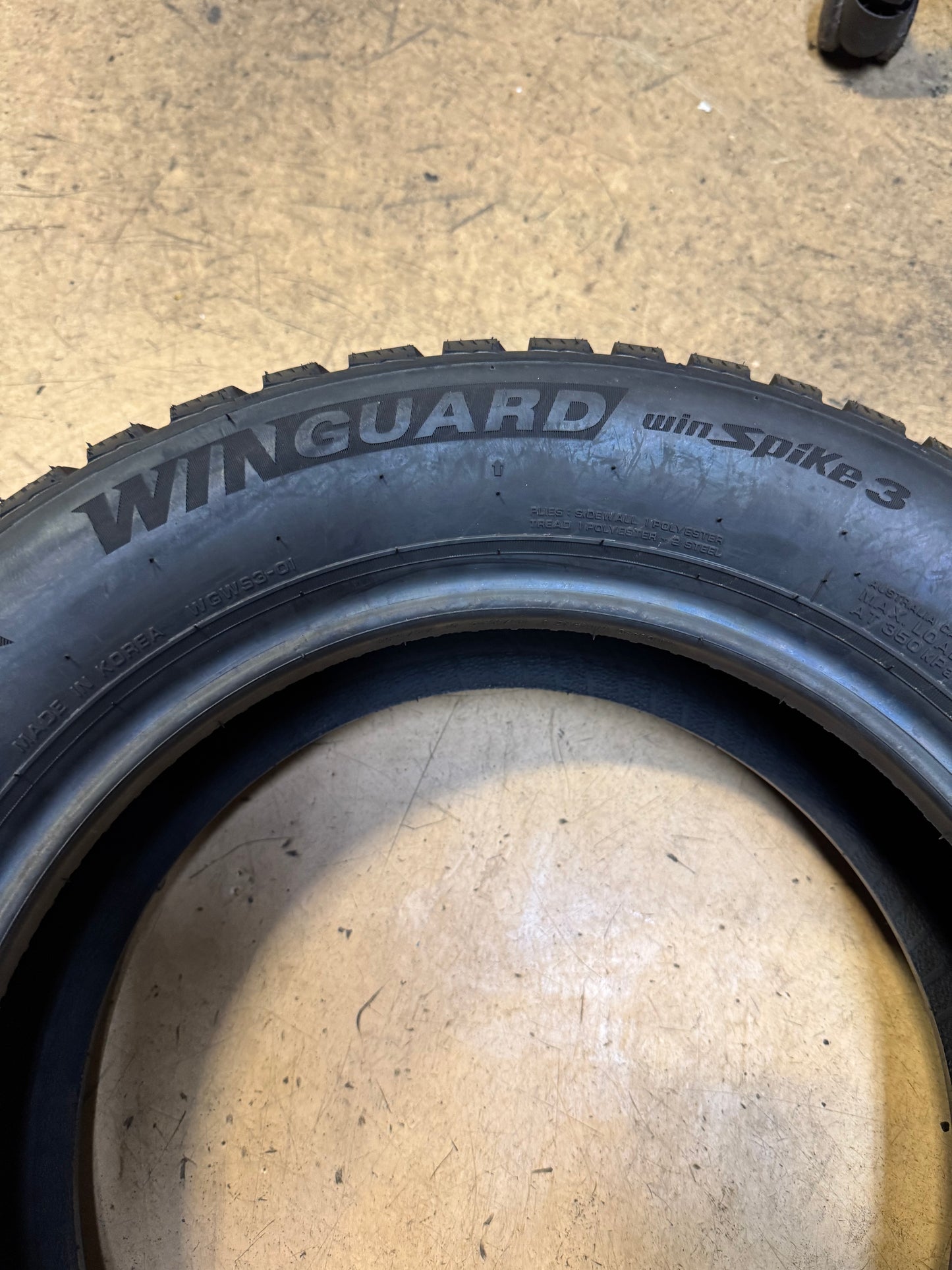 NEXEN WINGUARD WINSPIKE 3 BSW P  185  60 14 82T WINTER TIRE 18410NXK