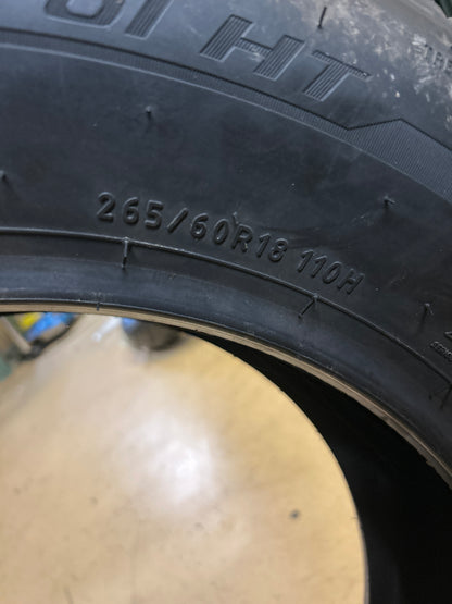 BFGOODRICH ADVANTAGE CONTROL HT BSW P 265 60 18 110H ALL SEASON TIRE 18717