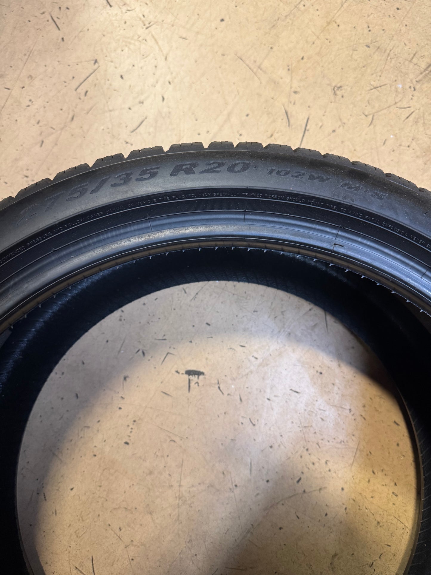 PIRELLI P ZERO A/S GOE (FOAM) BSW P 275 35 20 102W XL UHP TIRE 3373800