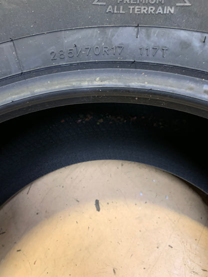 MULTI-MILE WILD COUNTRY  XTX AT4S BSW P 285 70 17 117T ALL TERRAIN TIRE MMXTA82