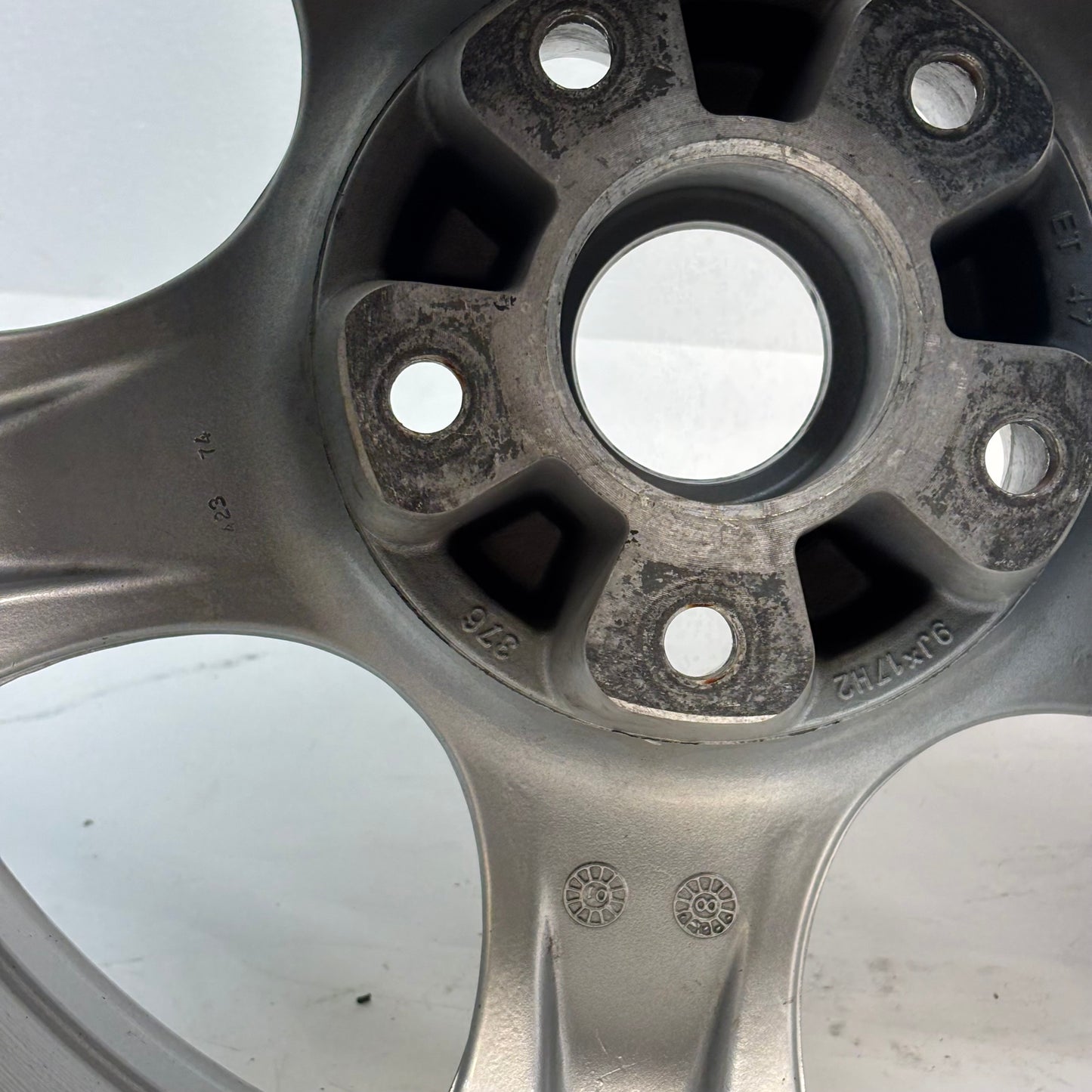 USED CUP 1 STYLE STAGGERED WHEELS FOR PORSCHE R:17X9 ET47 F: 17X7.5 ET52 MADE IN ITALY