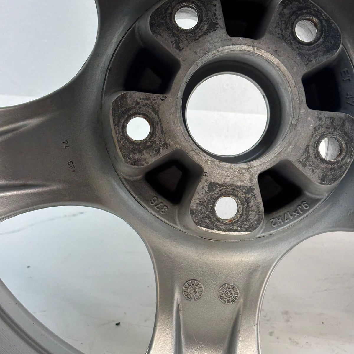 USED CUP 1 STYLE STAGGERED WHEELS FOR PORSCHE R:17X9 ET47 F: 17X7.5 ET52 MADE IN ITALY