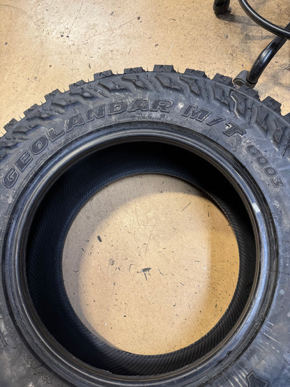 YOKOHAMA GEOLANDAR M/T G003 BSW LT 275 70 18 125/122Q 10PLY MUD TERRAIN TIRE 110133329