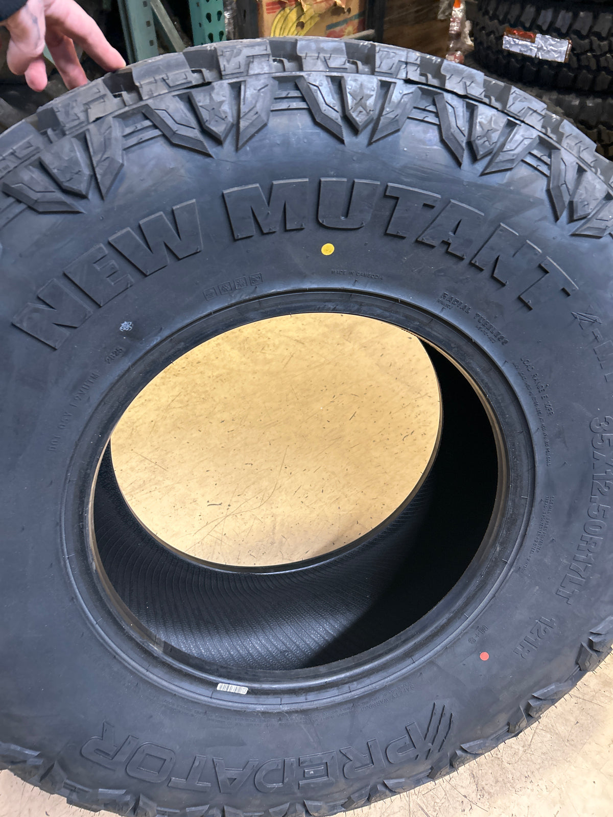 PREDATOR NEW MUTANT X-MT BSW LT35 12.5 17 121R 10PLY M/T TIRE NPRXMT04
