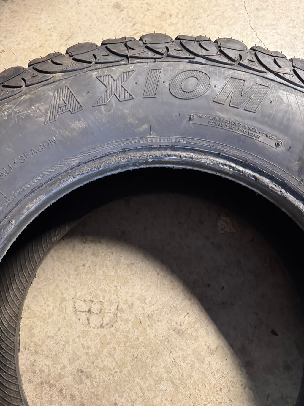 2 NOS TREADWRIGHT AXIOM BSW LT 265 70 18 124/121R 10PLY ALL TERRAIN TIRE TWA2657018