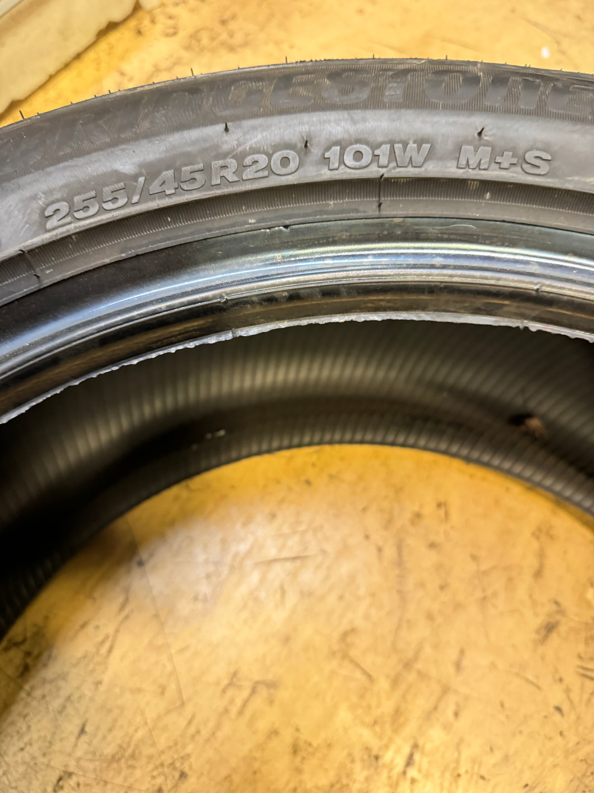 2 BRIDGESTONE ALENZA AS ULTRA BSW P 255 45 20 101W ALL SEASON TIRE 004902