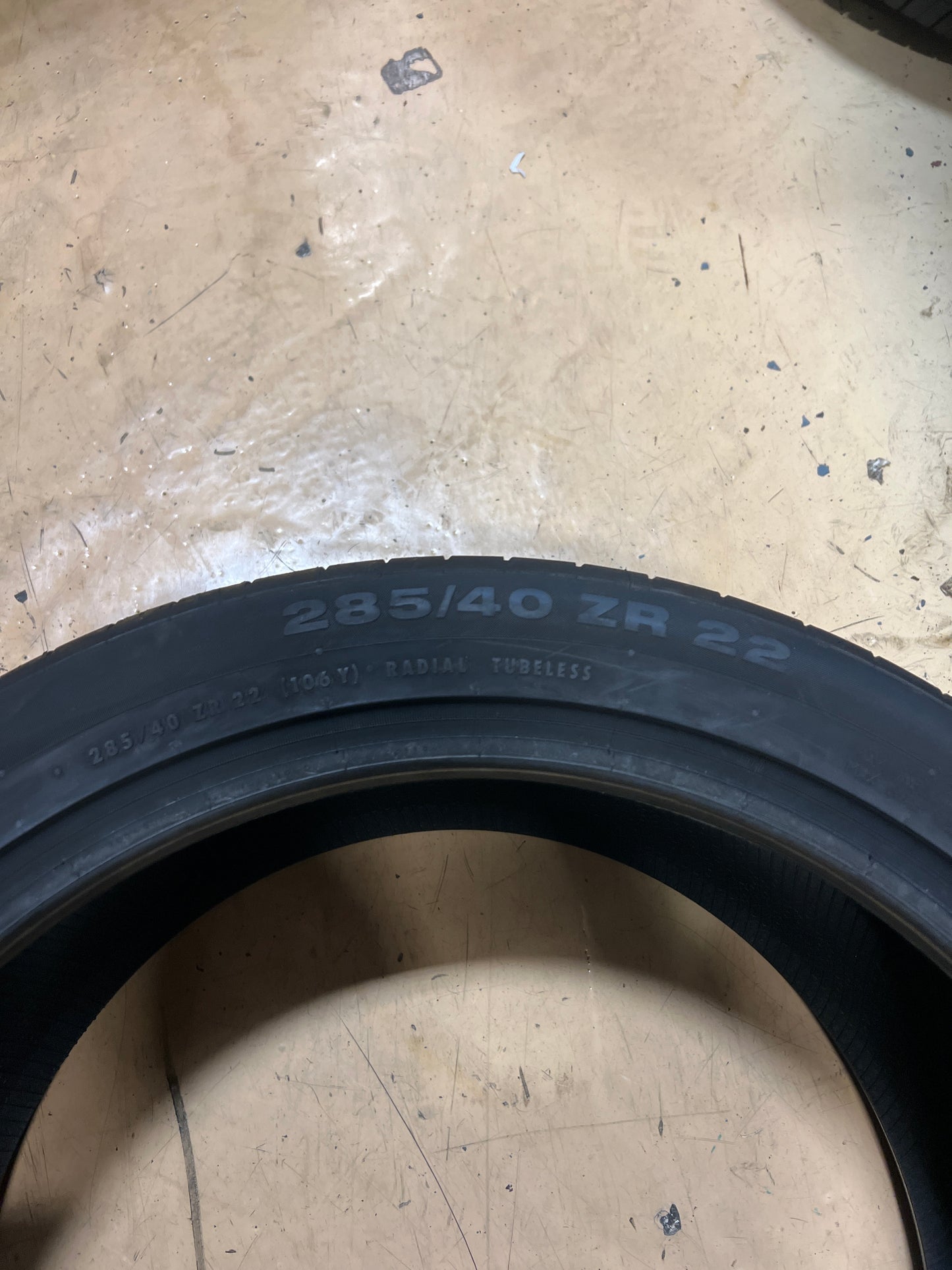 4 CONTINENTAL CONTISPORTCONTACT (M0) BSW P 285 40 22 106Y UHP TIRE 03564830000