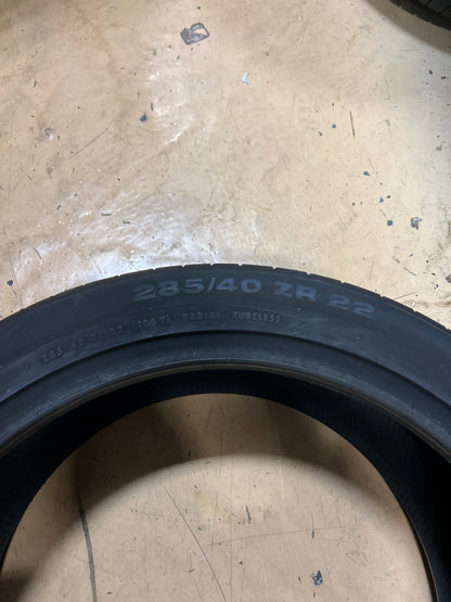 4 CONTINENTAL CONTISPORTCONTACT (M0) BSW P 285 40 22 106Y UHP TIRE 03564830000