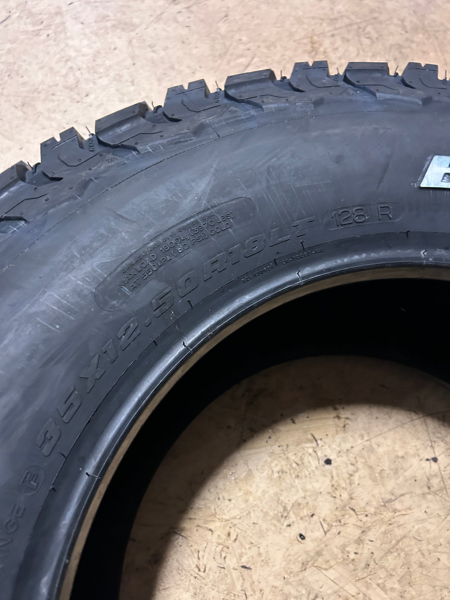 BFGOODRICH ALL-TERRAIN T/A KO3 RWL LT 35 12.5 18 128R 12PLY TIRE 29259