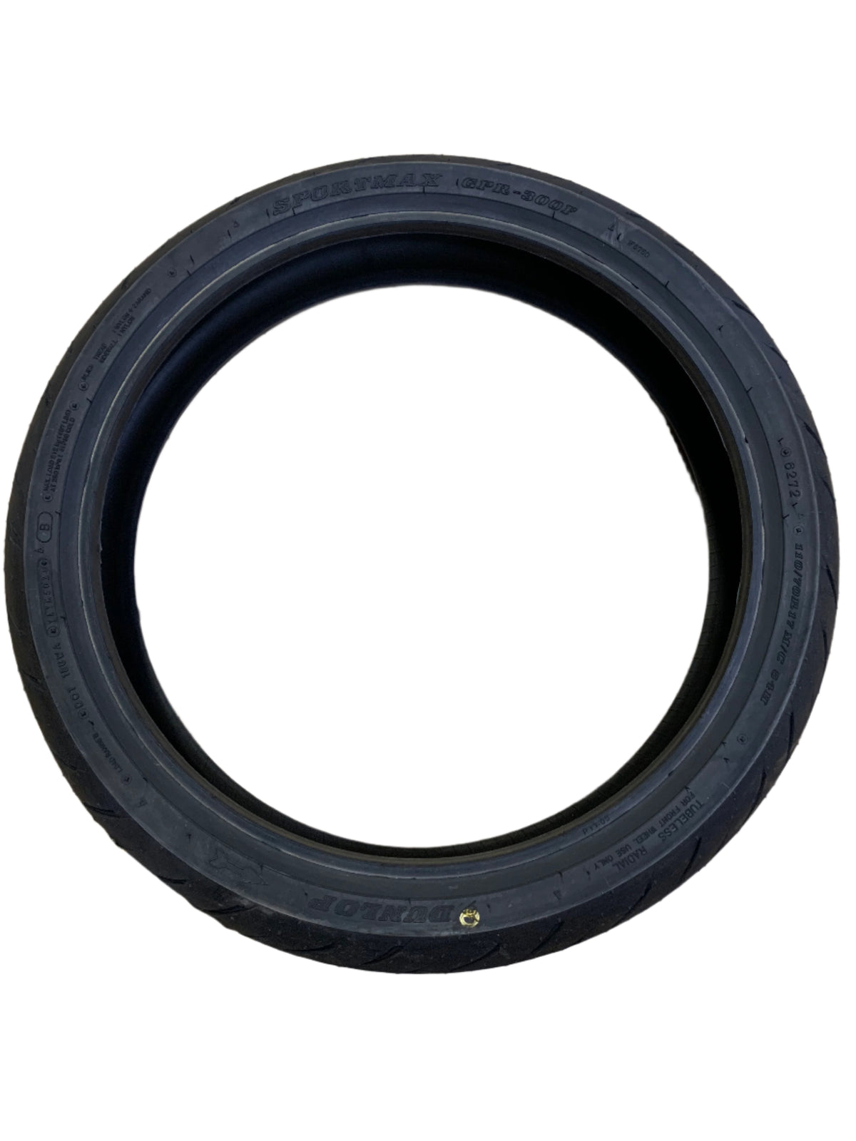 DUNLOP SPORTMAX GPR-300 BSW 110 70 17 64H FRONT MOTORCYCLE TIRE ‎300F02