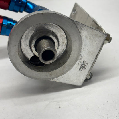 USED OEM FORD ENGINE OIL ADAPTER WITH HOSE AND OIL FILTER ADAPTER 4.0L F4UE6884BA