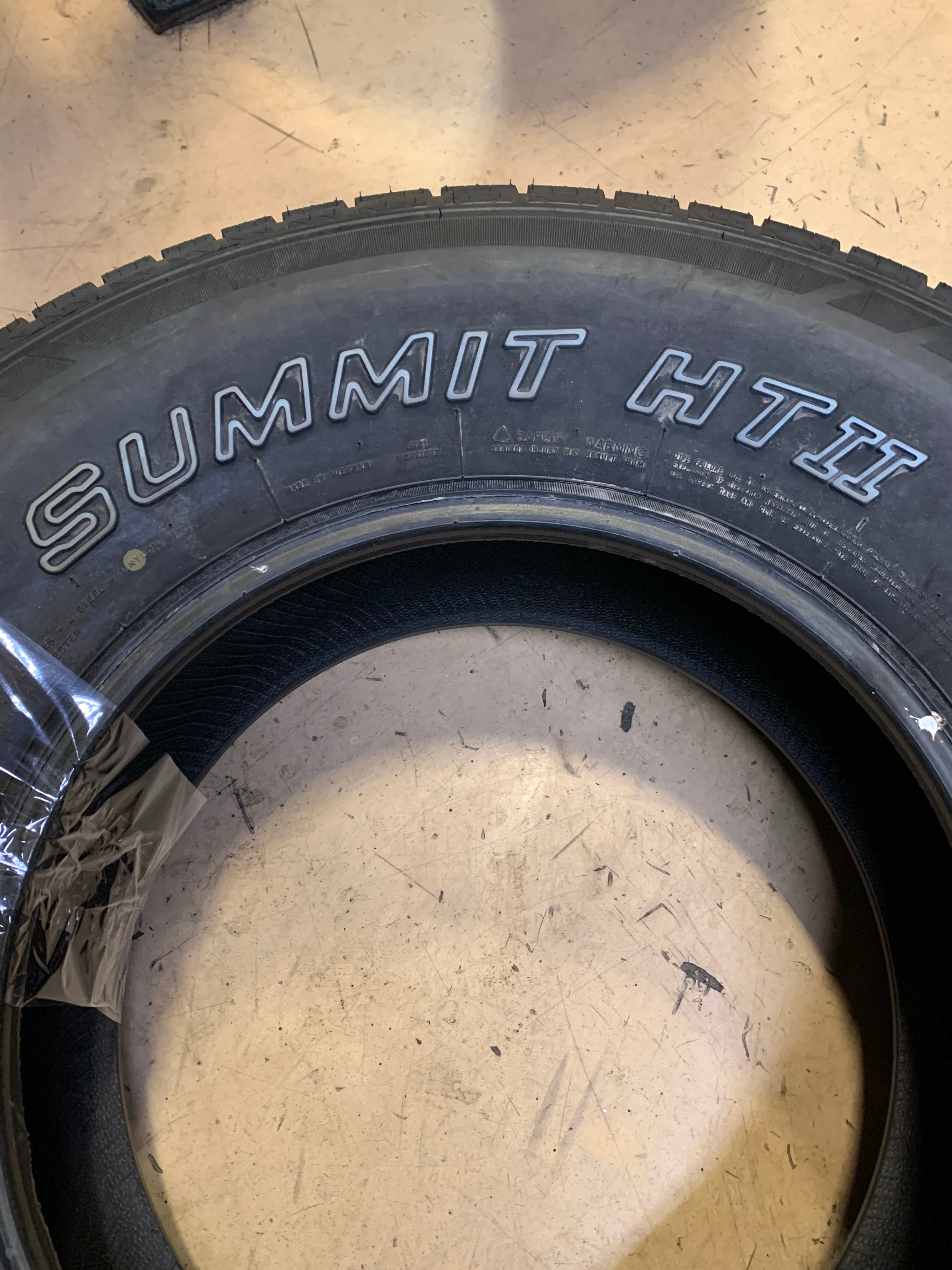 SUMMIT HT II TRAIL CLIMBER OWL P 265 75 16 116T ALL SEASON TIRE 345320