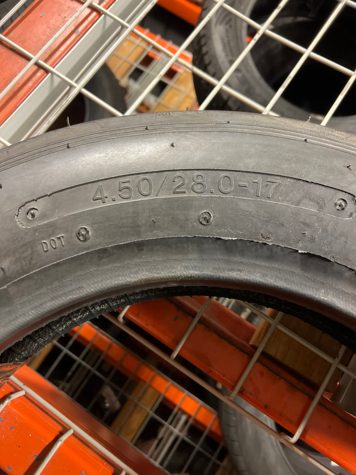 NEW OLD STOCK M&H FRONT RUNNER DRAG 4.50 28.0-17 DRAG RACING TIRE  MSS-024