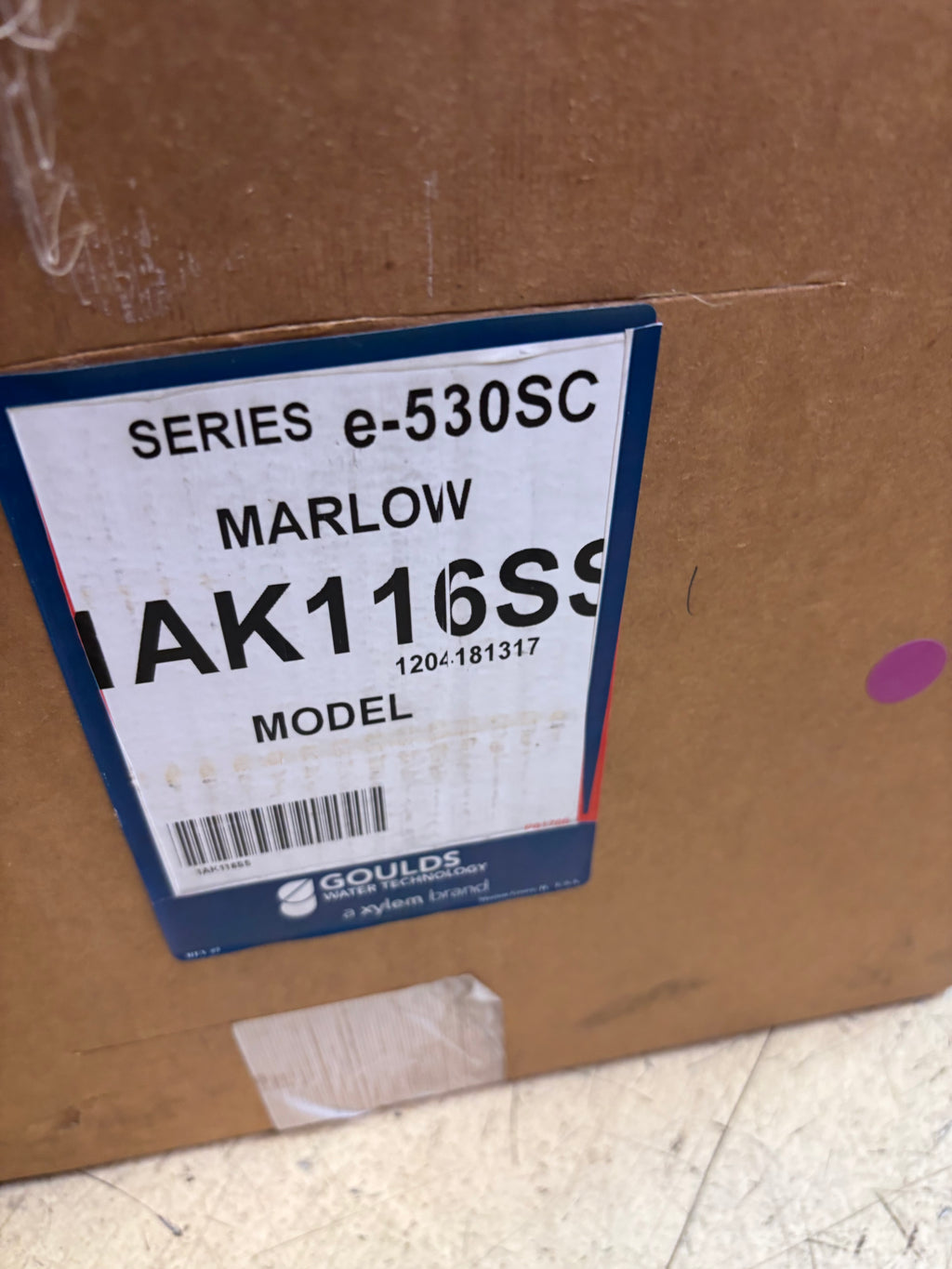 GOULDS WATER TECHNOLOGY E-530SC SERIES SWIMMING POOL PUMP AIK116SS