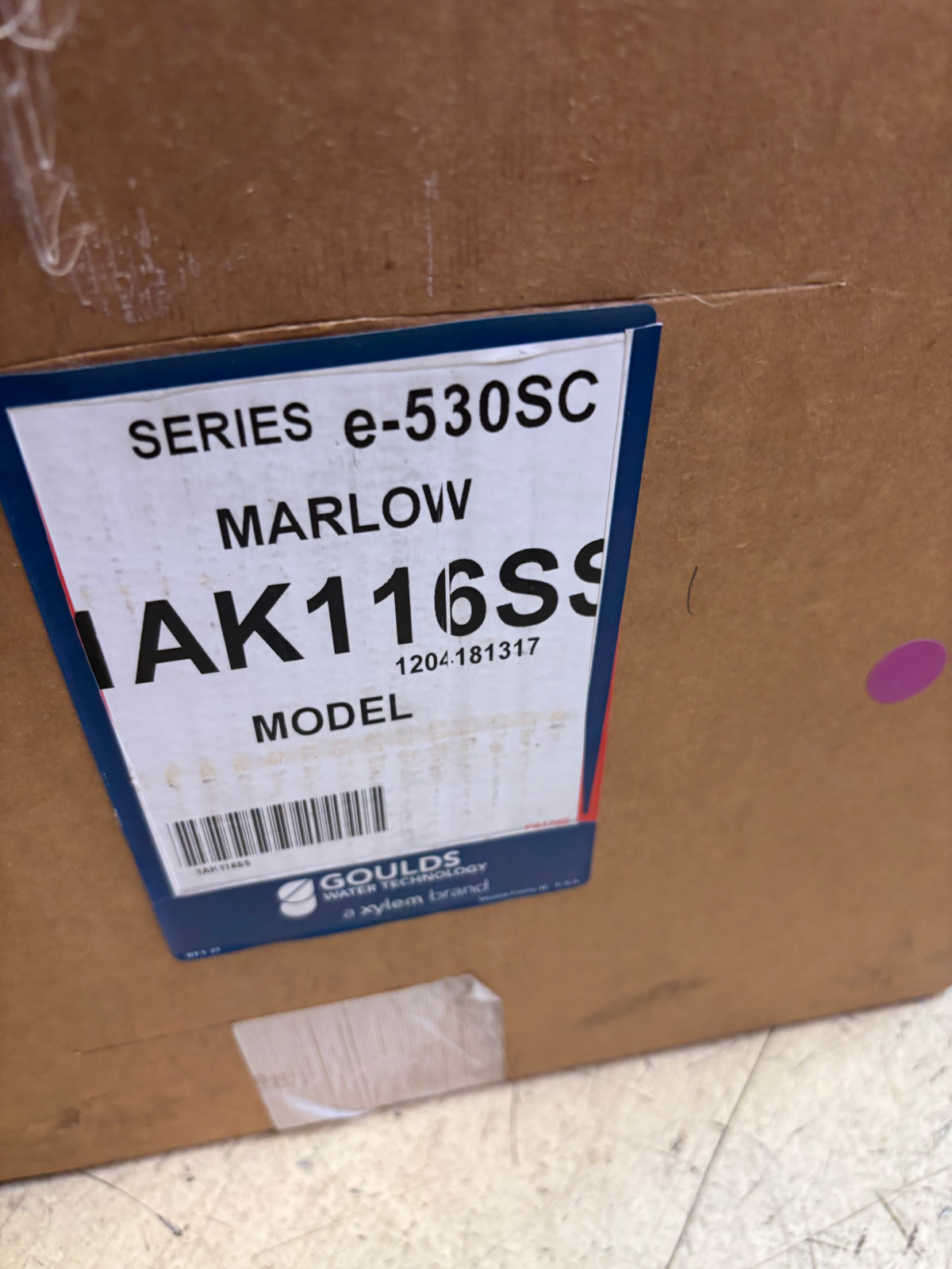 GOULDS WATER TECHNOLOGY E-530SC SERIES SWIMMING POOL PUMP AIK116SS