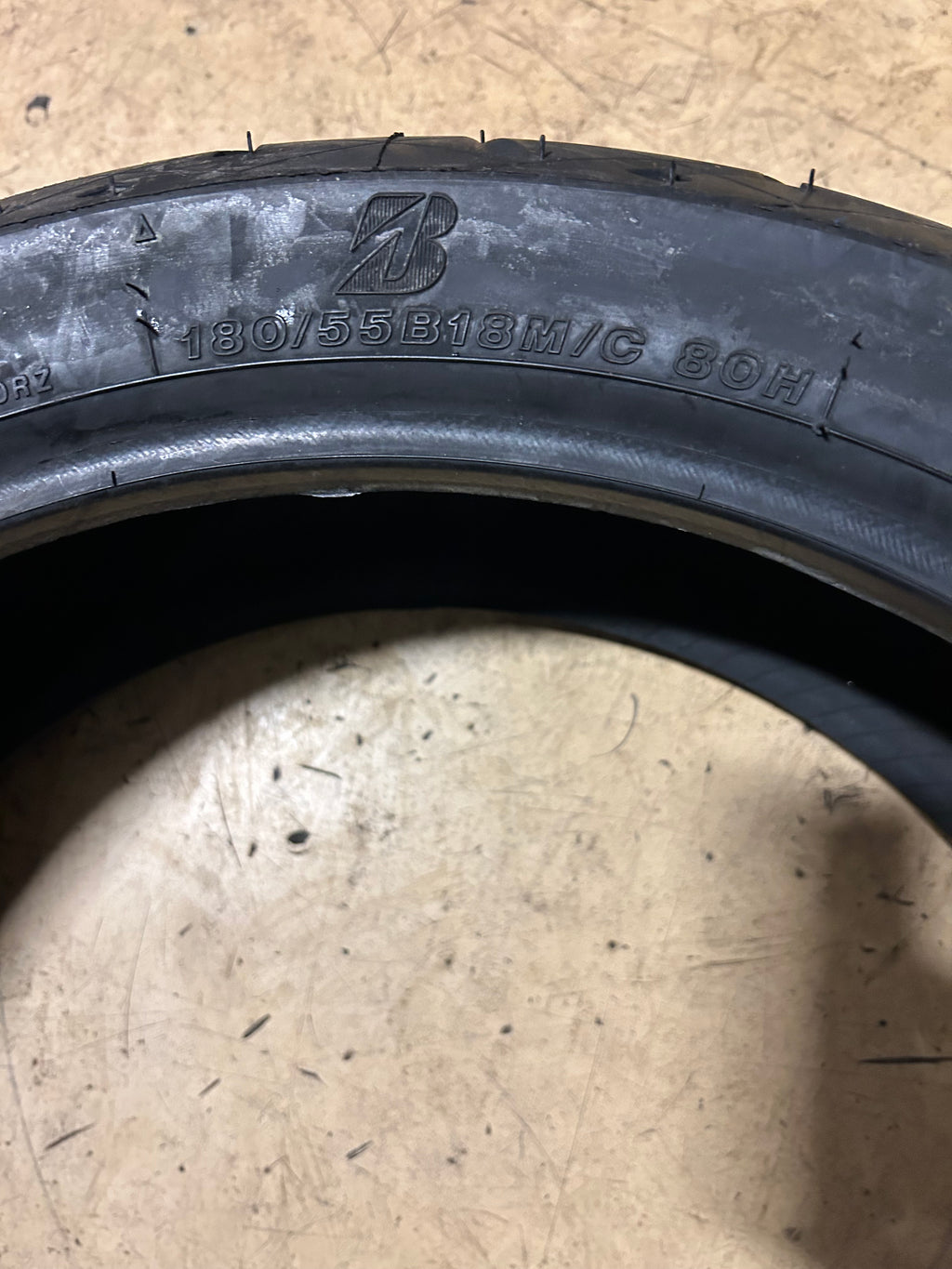 BRIDGESTONE BATTLECRUISE H50R 180 55 18 80H MOTORCYCLE TIRE 009091