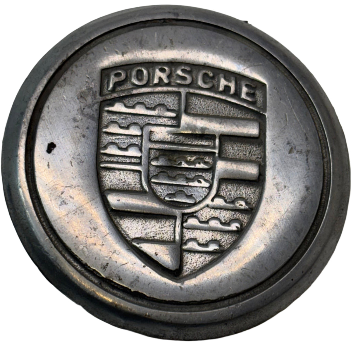USED PORSCHE 911 912 EARLY WHEEL CENTER CAP SILVER