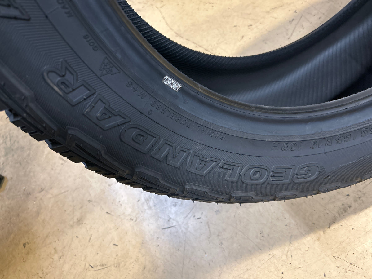 2 YOKOHAMA GEOLANDAR A/T4 G018 BSW P 265 55 19 109H ALL TERRAIN TIRE 110101931