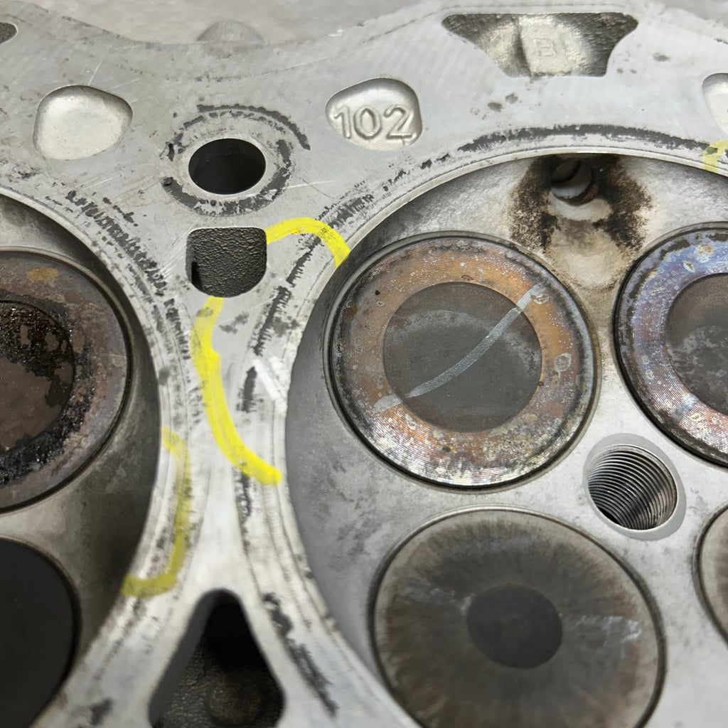 PORSCHE 911 11-16 CARRERA S 4S GTS RIGHT CYLINDER HEAD 9A1 104 112 8R