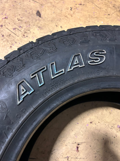 ATLAS PARALLER A/T OWL LT 245 75 17 121/118R 10PLY ALL TERRAIN TIRE 221019970