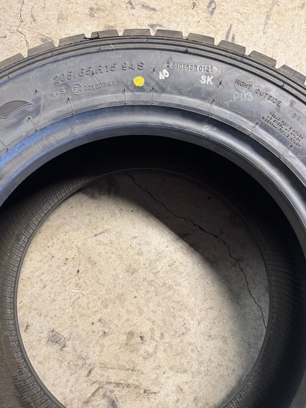 2 NOS MRF ZDM 3 RIGHT SOFT BSW P 205 65 15 94S RALLY TIRE TIRE MSDM206515