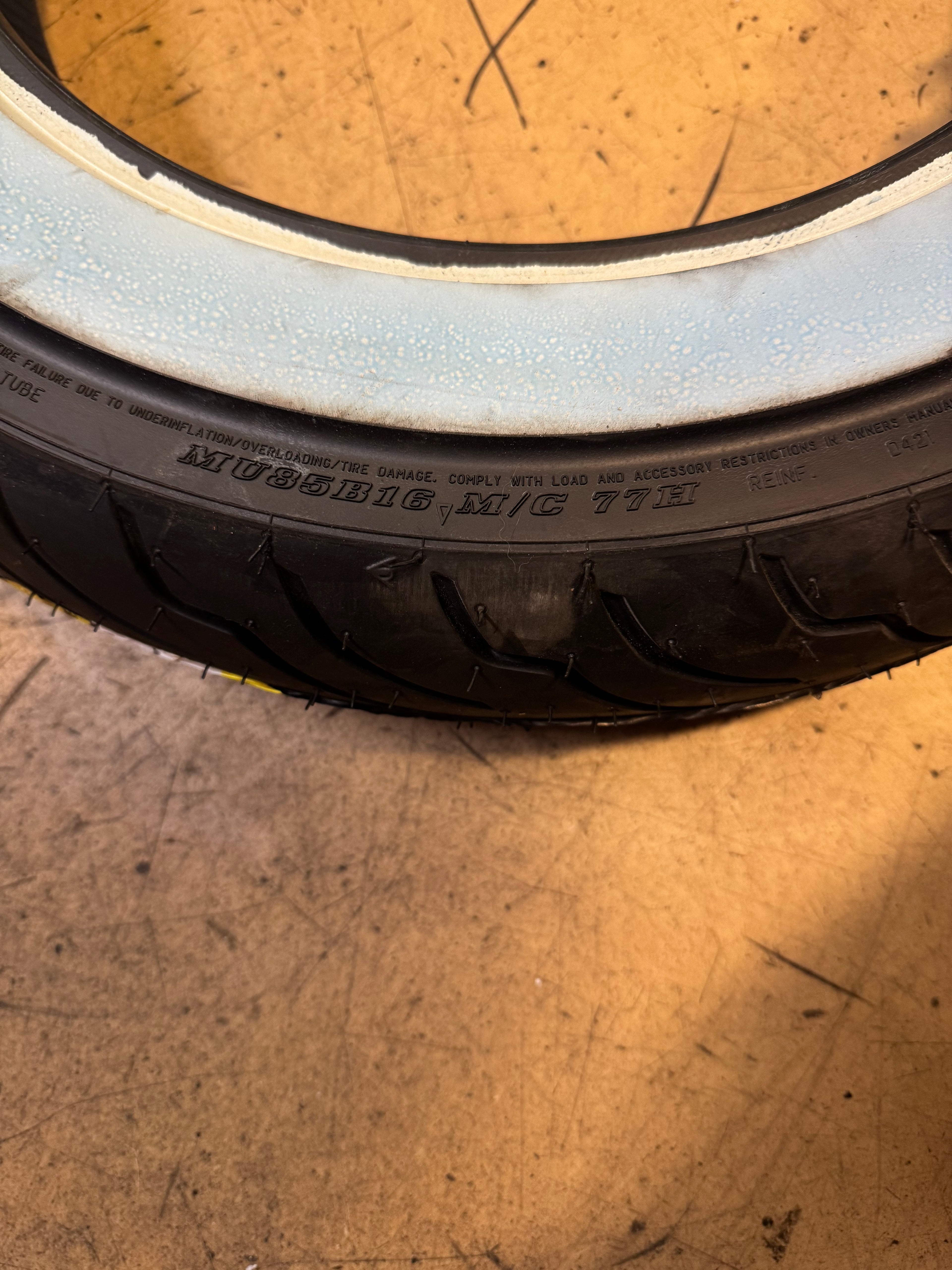 DUNLOP AMERICAN ELITE WW 85 16 77H REAR MOTORCYCLE TIRE 4452041