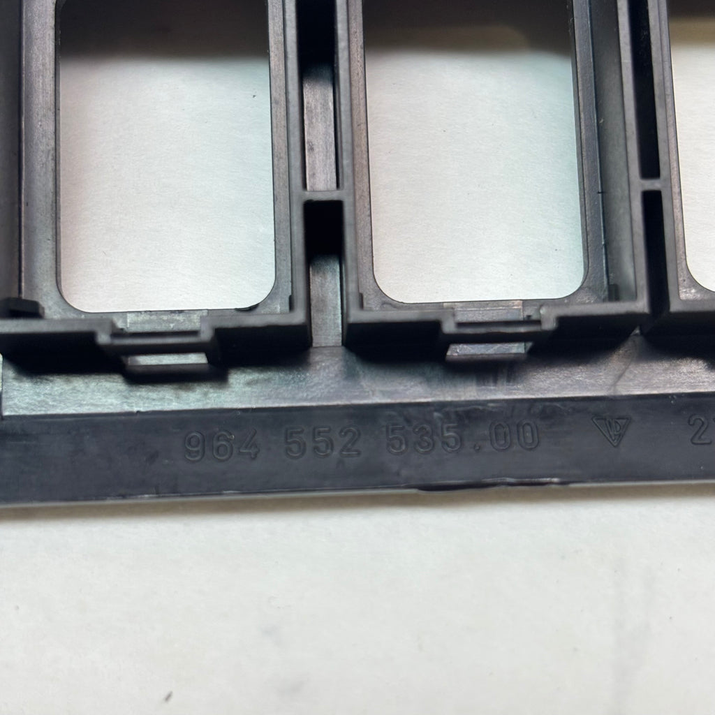 PORSCHE 964 CENTER CONSOLE SWITCH PANEL TRIM 964 552 535 00