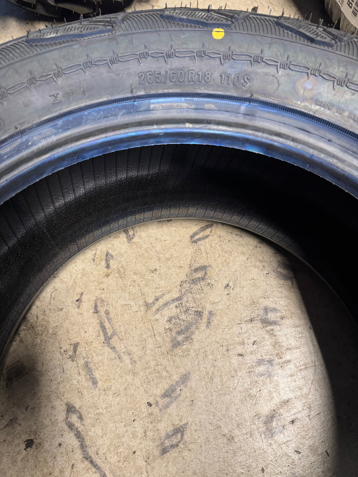 2 NOS ACCELERA M/T-01 BSW P 265 60 18 110S MUD TERRAIN TIRE 1200047655