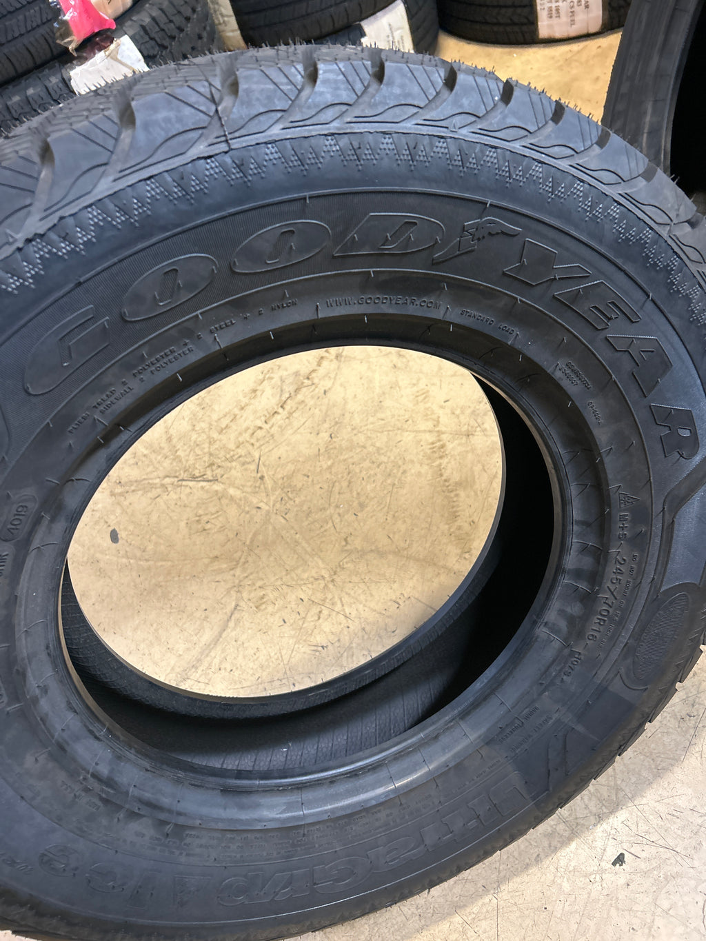NOS 2 GOODYEAR ULTRAGRIP ICE WRT P 245 70 16 107S SL ALL SEASON TIRE 754213371