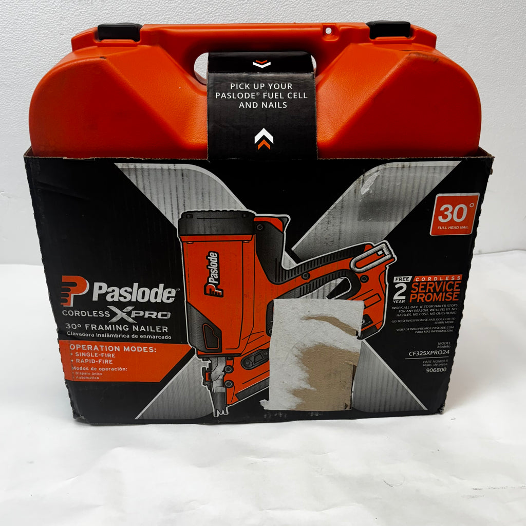 PASLODE GAS POWERED CORDLESS STRIP LOAD FRAMING NAILER  3-1/4" CF325XPRO