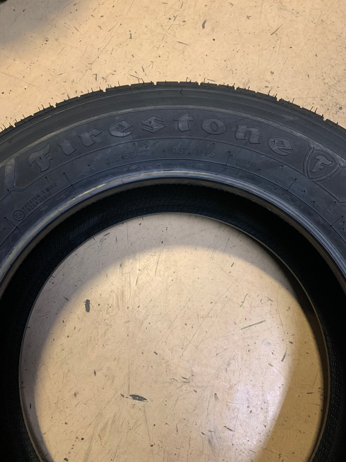 4 FIRESTONE DESTINATION LE2 BSW P 225 65 17 102T ALL SEASON TIRE 003352