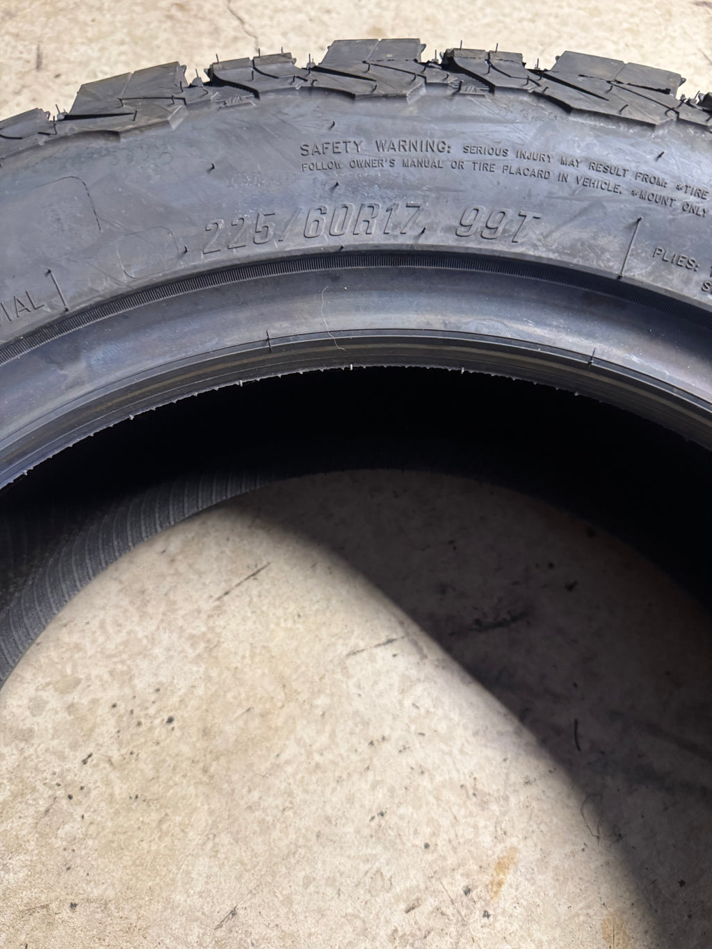 2 POWER HUB PATH RANGER A/T RWL P 225 60 17 99T ALL TERRAIN TIRE 22551PH