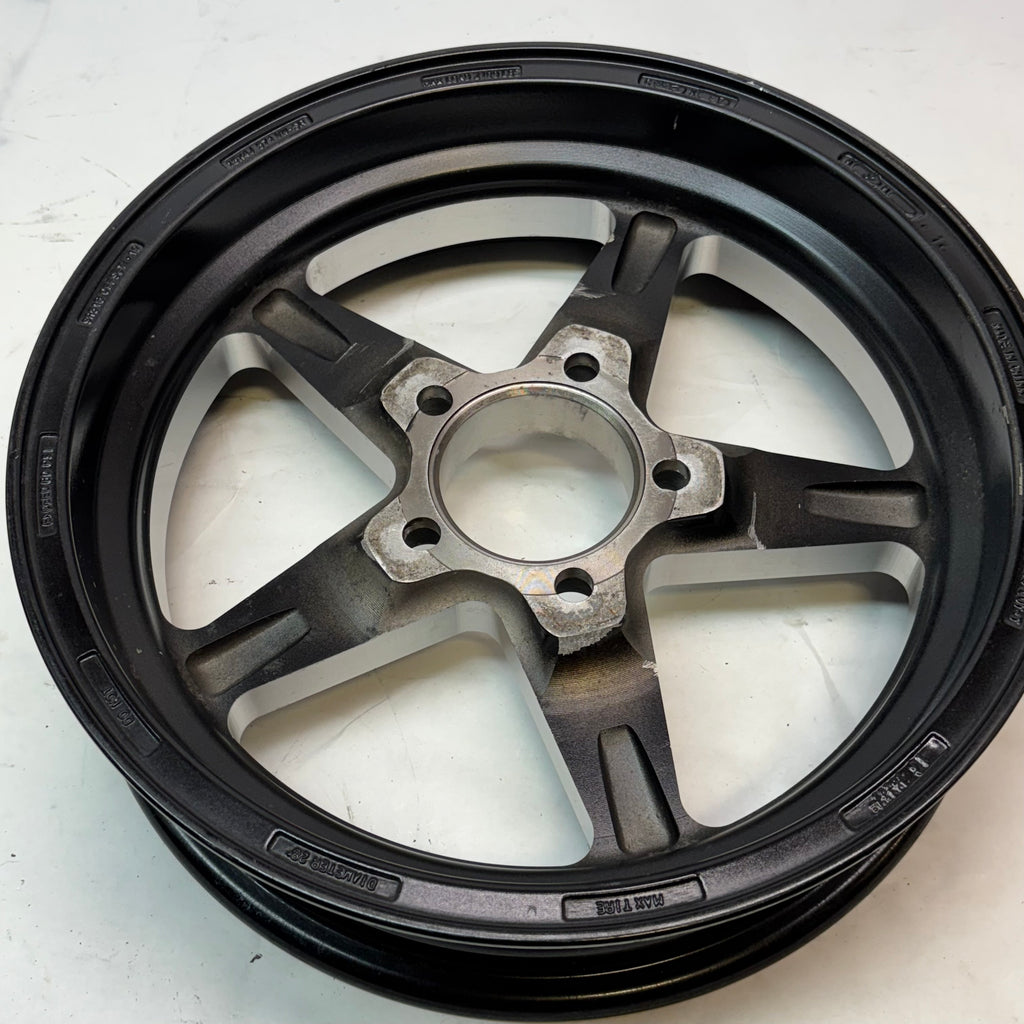 2 VISION SPORT STAR 571 WHEEL 15X4 5X114.3 GLOSS BLACK WITH MILLED CENTER -19MM