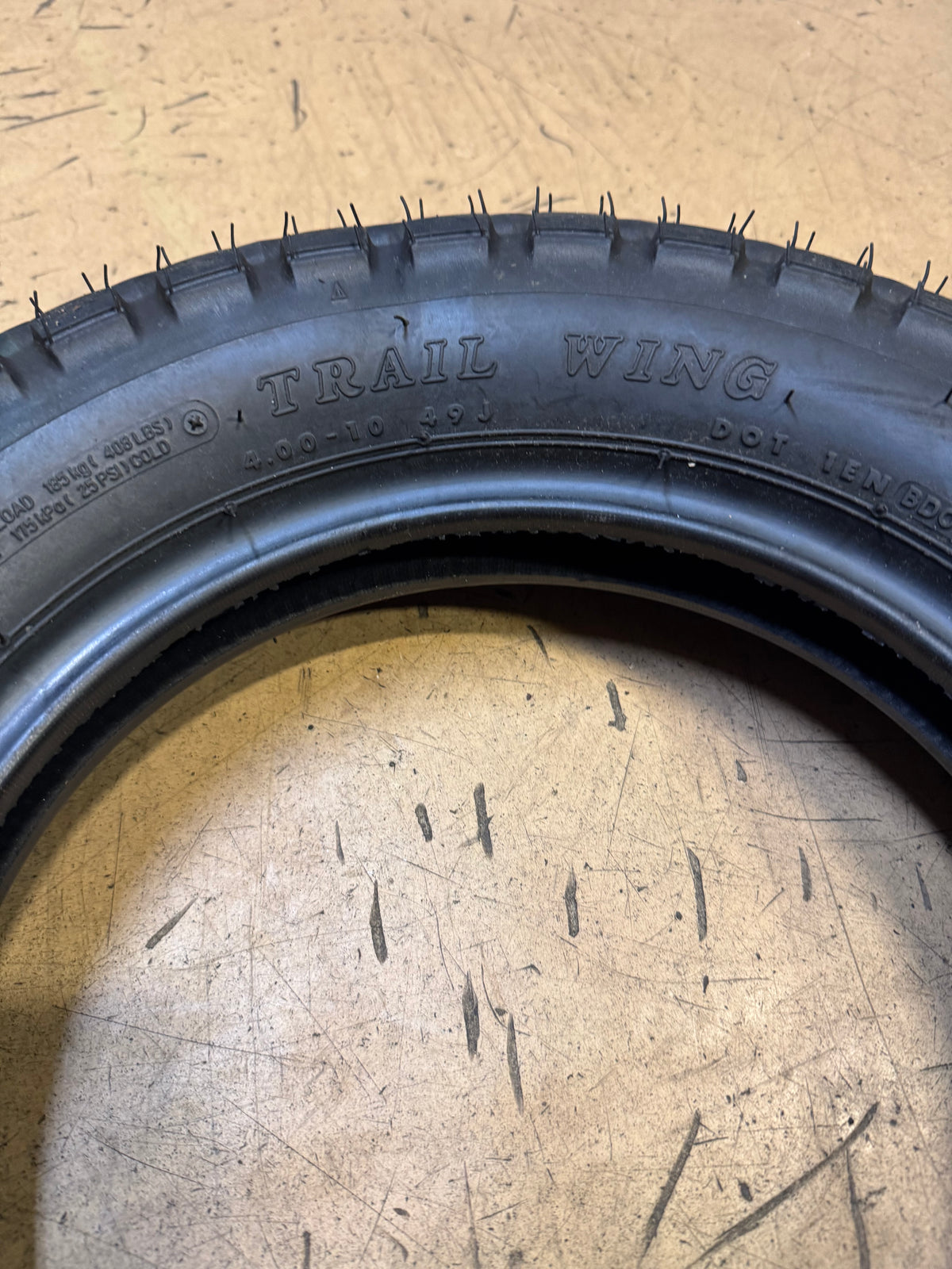 BRIDGESTONE TRAIL WING BSW  4 10 49J 2PLY SCOOTER TIRE 286273