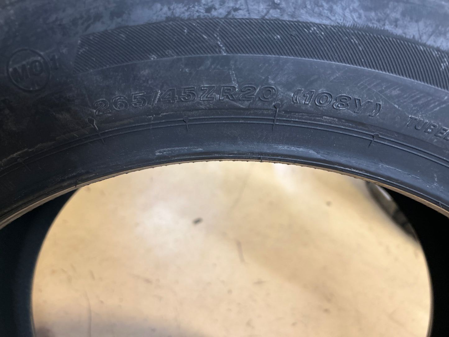 BRIDGESTONE POTENZA SPORT BSW P 265 45 20 108Y XL UHP TIRE 014765