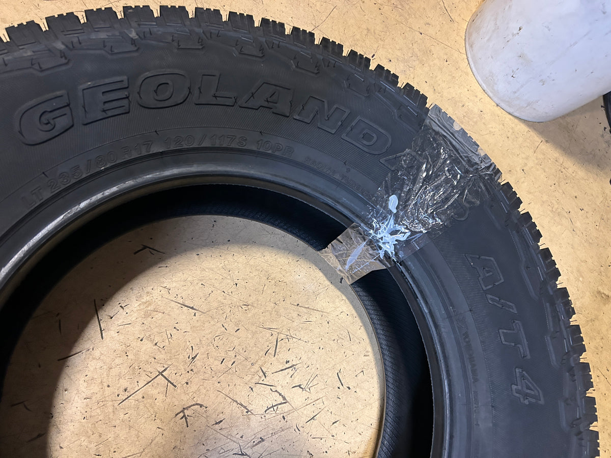 YOKOHAMA GEOLANDAR A/T4 G018 BSW LT 235 80 17 120/117S 10PLY ALL TERRAIN TIRE 110101820