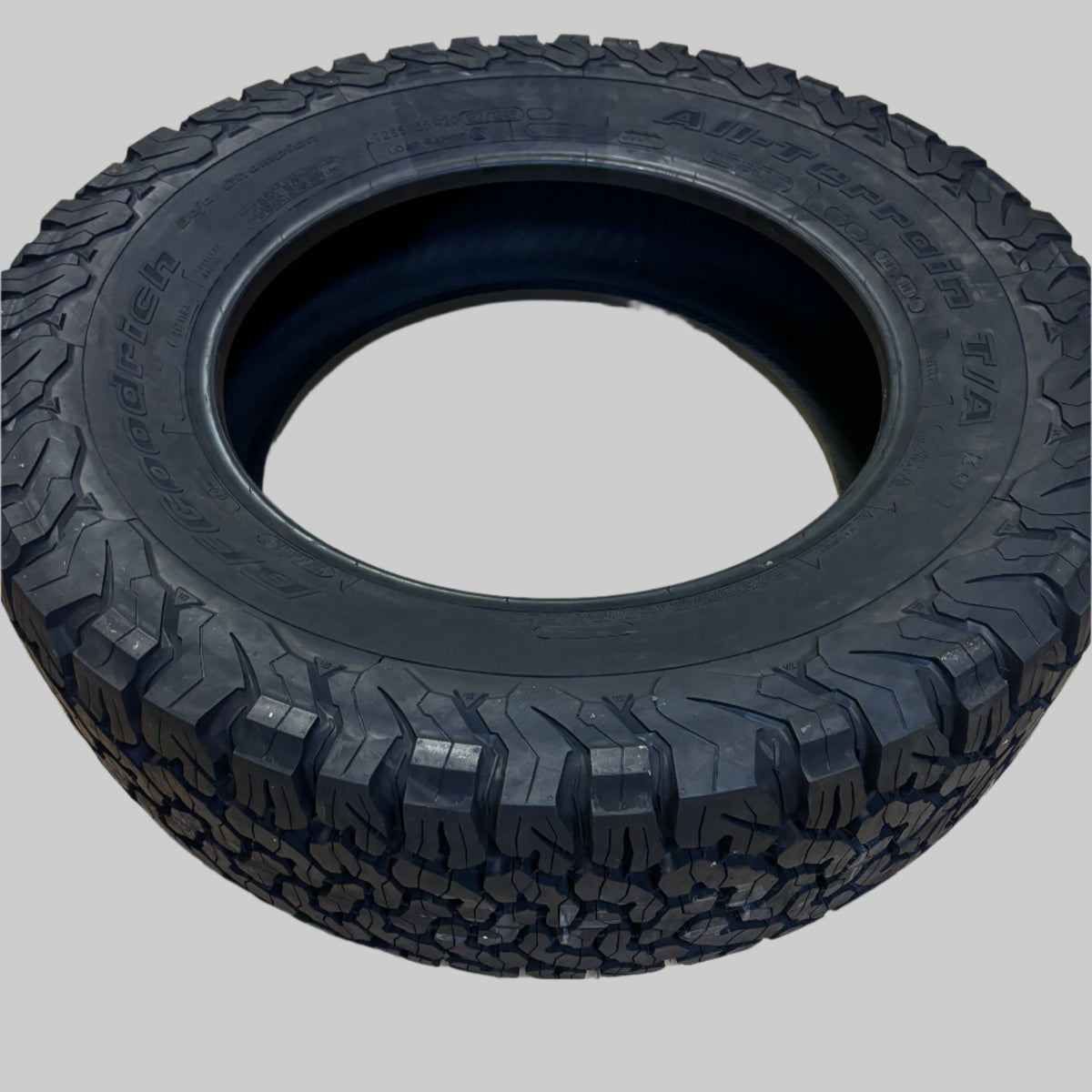 BFGOODRICH ALL TERRAIN T/A KO2 BSW LT 285 65 20 127/124S LRE 10PLY TIRE 02279