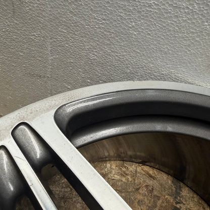 USED PORSCHE 997 TURBO 19X8.5 ET56 5X130 GUNMETAL GRAY MACHINED FACE 997 352 156 05