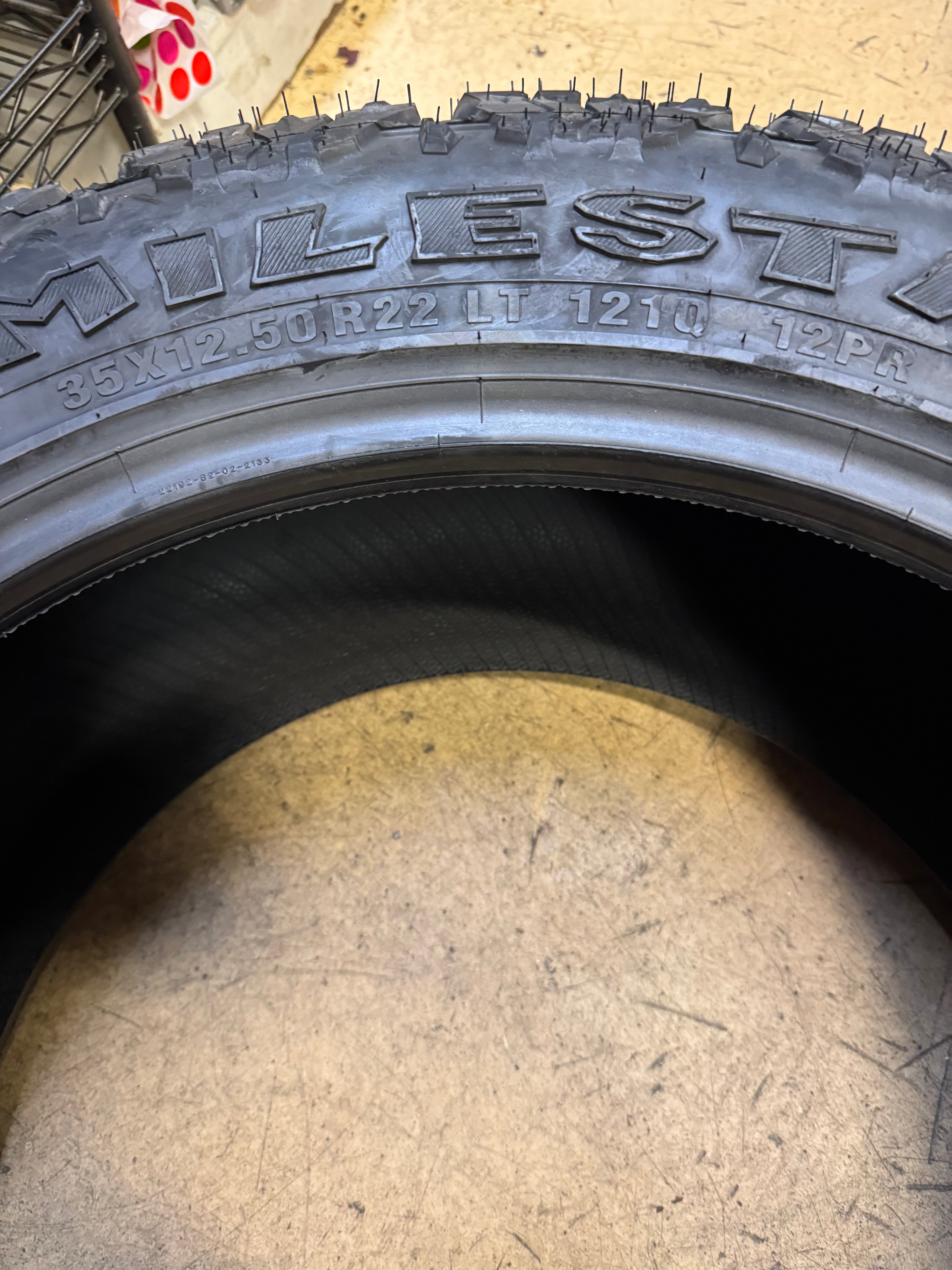 (KSL ONLY) 2 MILESTAR PATAGONIA M/T-02 BSW LT 35 12.5 22 121Q 12PLY TIRE 22229704