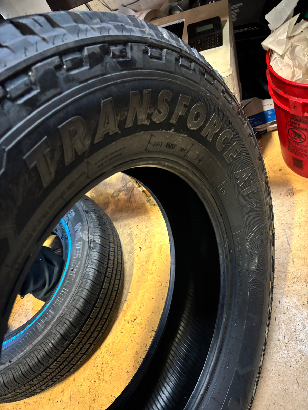 2 FIRESTONE TRANSFORCE AT2 BSW LT 265 70 18 124/121R LRE 10 PLY ALL TERRAIN TIRES 000188