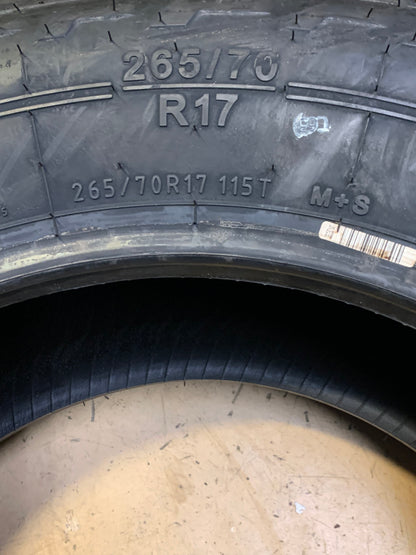 UNIROYAL LAREDO AT BSW P 265 70 17 115T ALL TERRAIN TIRE 01207
